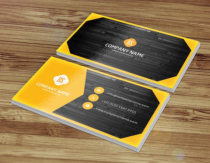 Vintage business card design