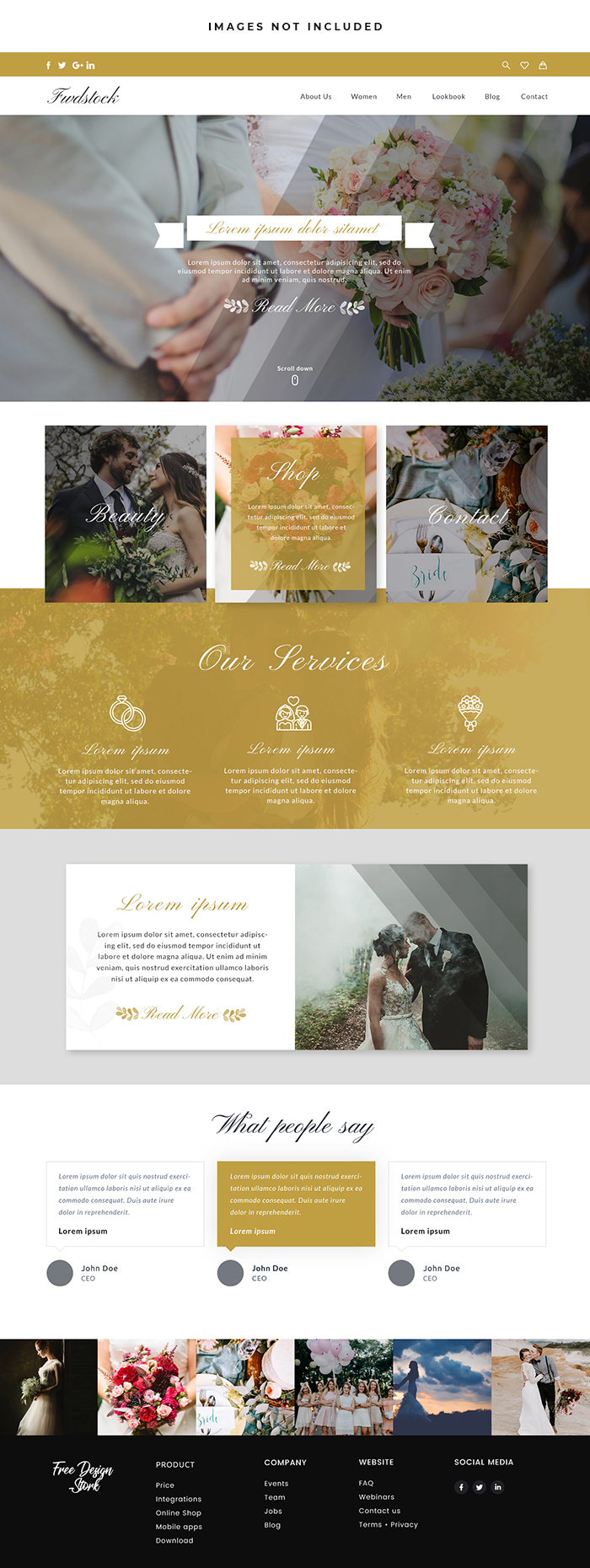 Wedding website blog
