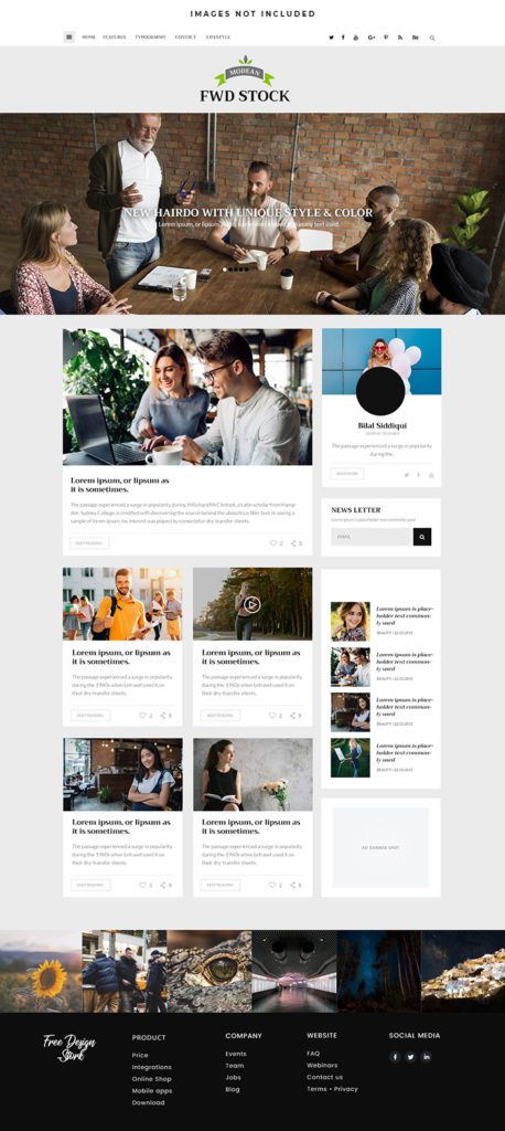 Business Blog Website