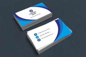 Clean and modern business card design