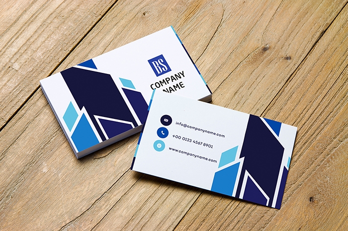 Unique Building Shape Business Card Design