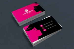 Fashion business card design