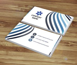 Eye-Catching Lines Business Card Design