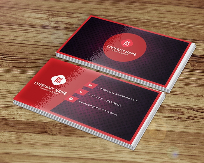 Minimalist business card design