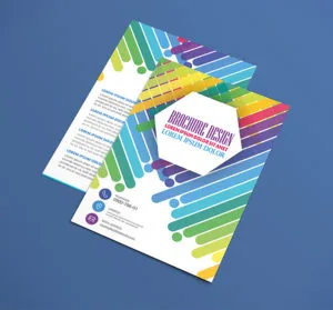 Eye Catching Lines Flyer Design