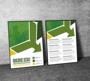 Green and Yellow Business Flyer Design