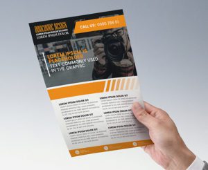 Photographing Flyer Design