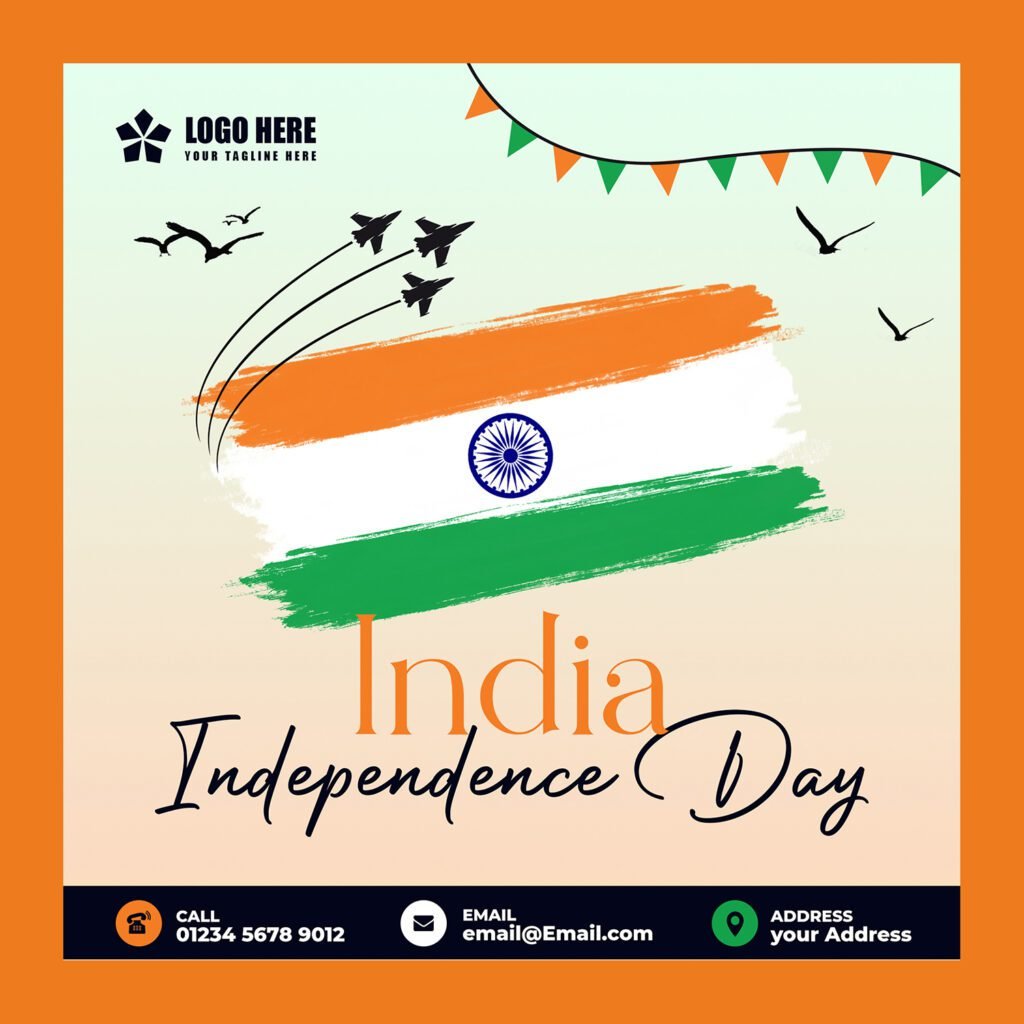 Indian Independence Day Graphic Post