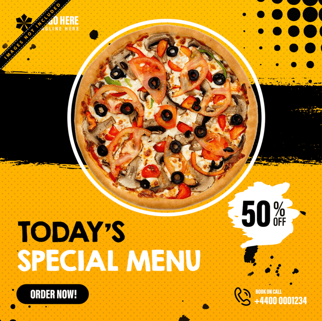 Food Post Design For Social Media Marketing