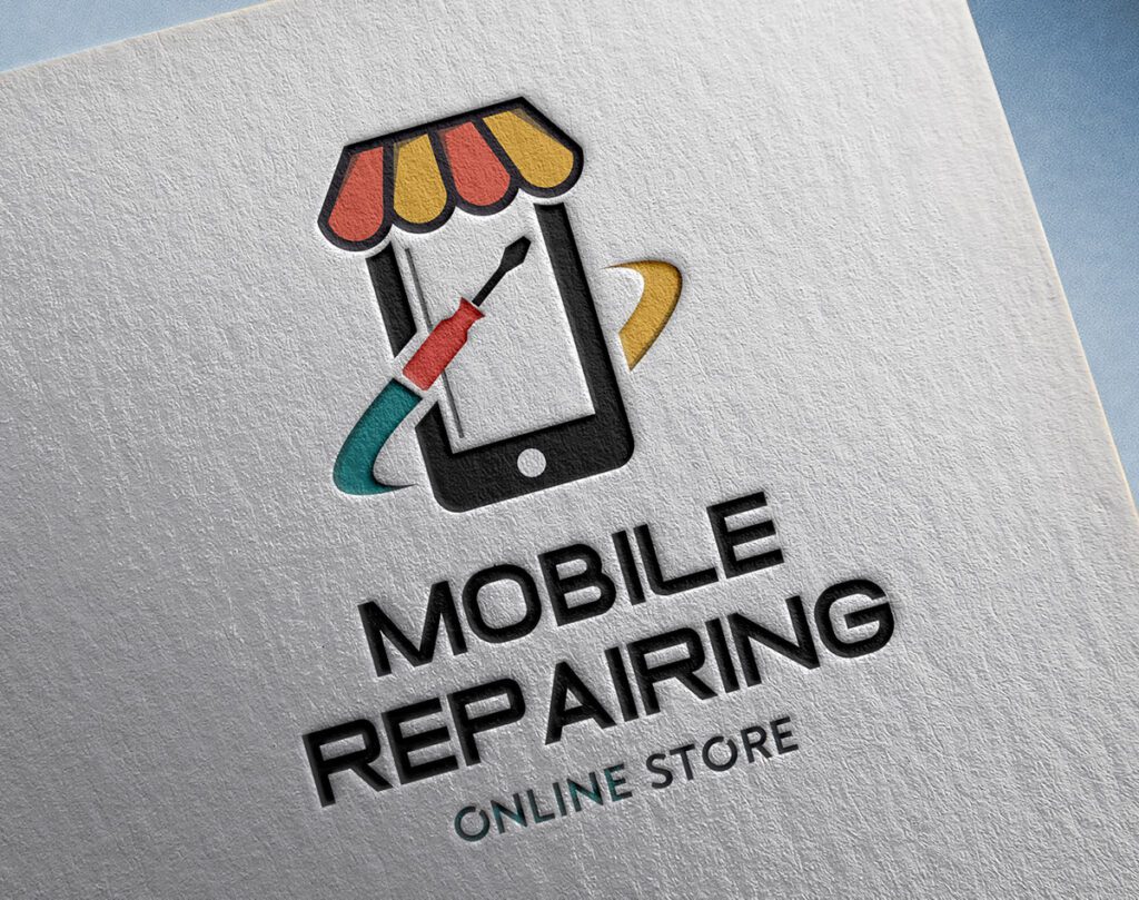 Mobile Repairing Shop Logo Design