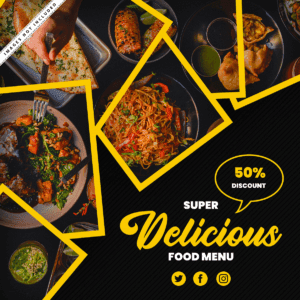 Restaurant Food Post Design Free Download