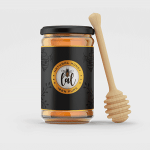 Natural Honey Logo design Free Download