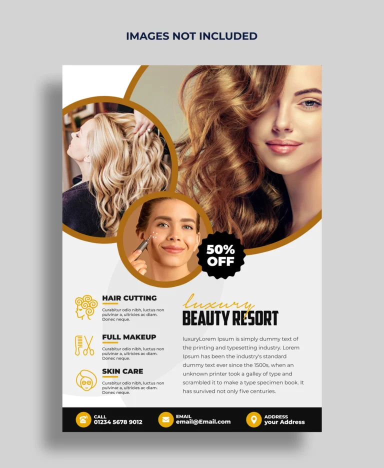50+ Free Beauty Salon Flyer Templates to Download (Editable & Print-Ready) - Free Template Vector Download