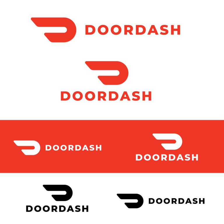 DoorDash Logo: Free Download, Design, and App Instructions - Free Template Vector Download