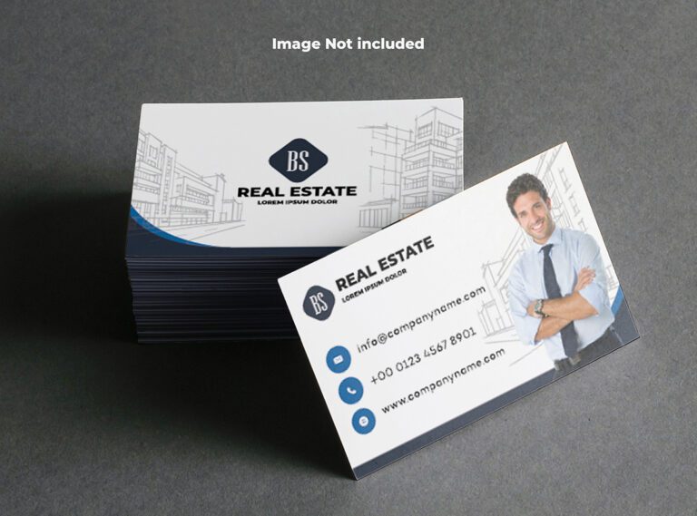 Real Estate Agent Business Cards | Professional & Editable - Free Template Vector Download