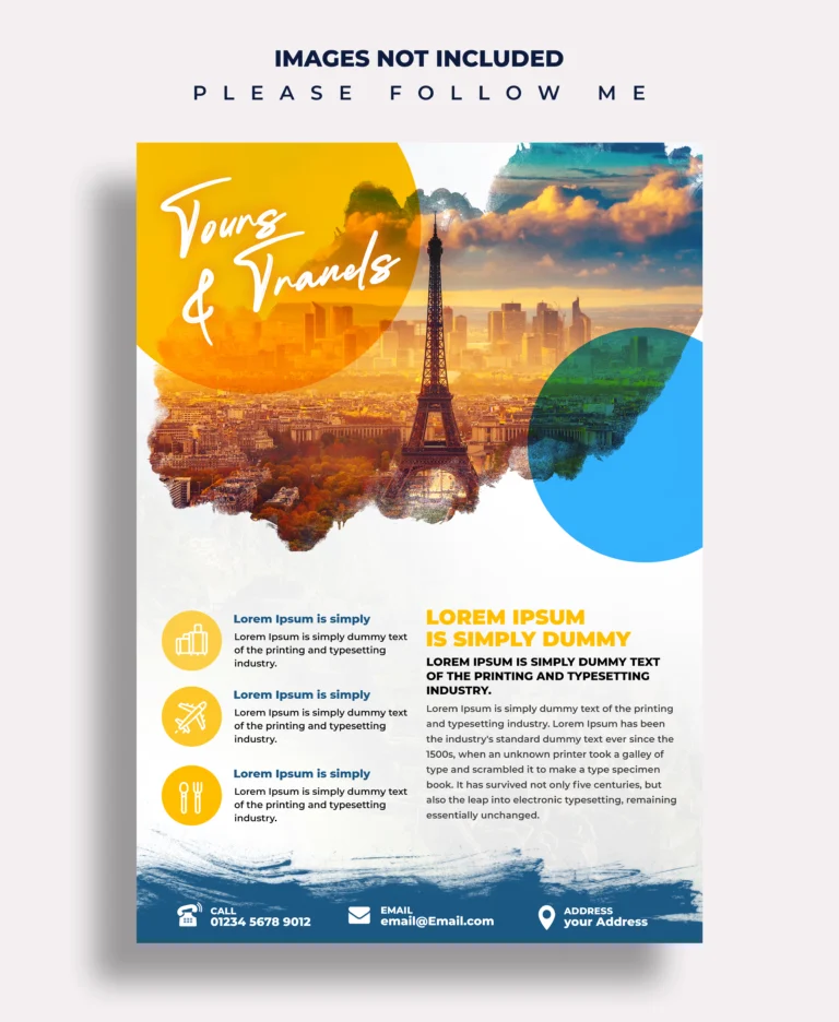 Top Tourist Places for Family Holidays and Trips Worldwide - Free Template Vector Download
