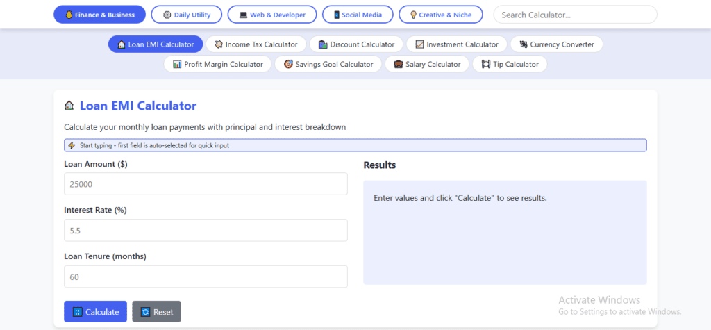 Freelance-and-business-calculator